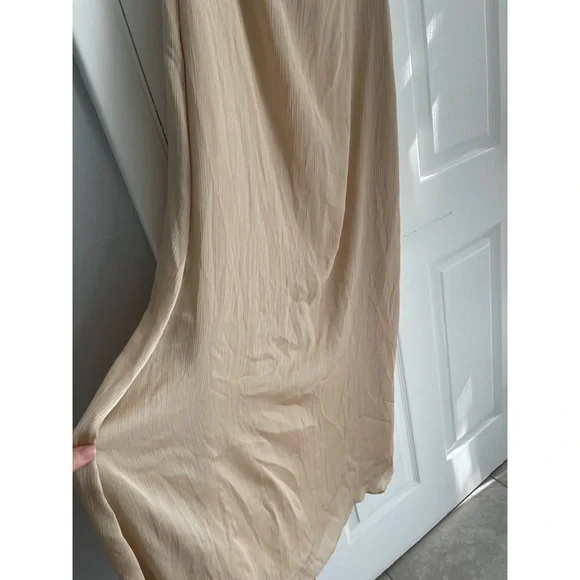 BHLDN Sachin & Babi Chelsea One Shoulder Bow Gown in Neutral 8 - Picture 6 of 10